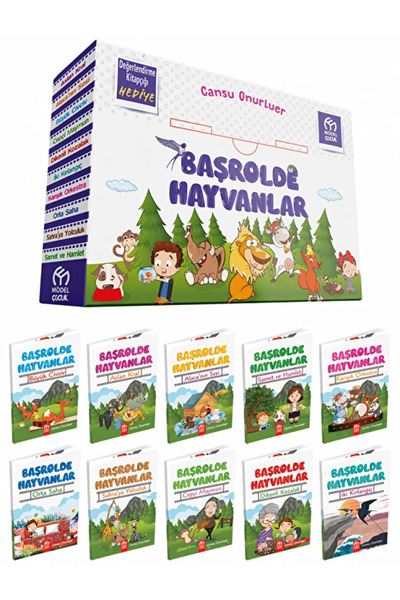 MODEL EĞİTİM YAYINCILIK Başrolde Hayvanlar Hikaye Serisi / Kolektif / Model E...
