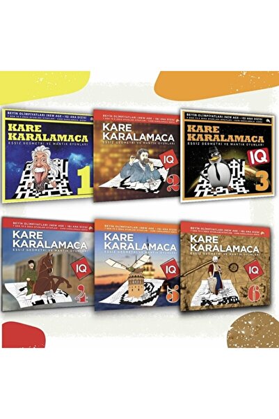 Kare Karalamaca Seti 1 - 7' den 70' e Akıl ve Mantık Oyunları / Ekinoks Yayın Grubu / 9789785441116