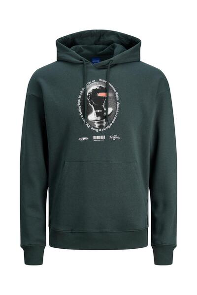 Jack & Jones Jack Jones Opus dukserica sa kapuljačom Tg muška tamnoplava duks...
