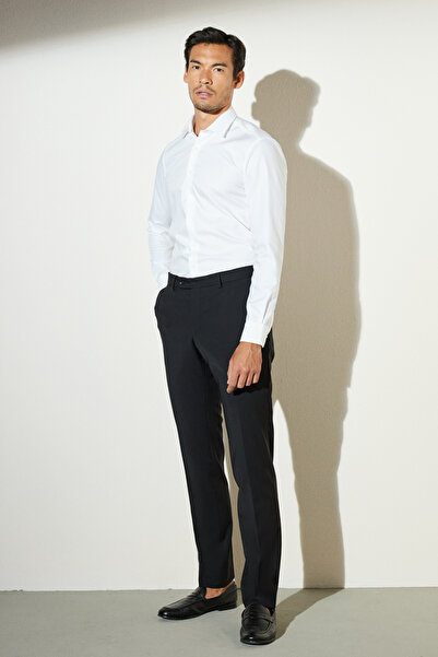 BROOKS BROTHERS Erkek Ekru Slim Fit Sivri Yaka Cepli Smokin Takım