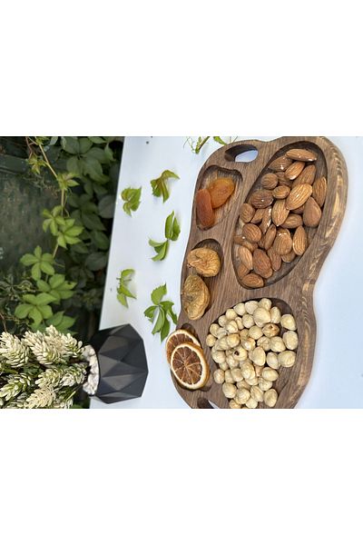 SAMMWOOD Wooden Decorative Presentation Plate, Frame, Candy Holder, Presentation Tray