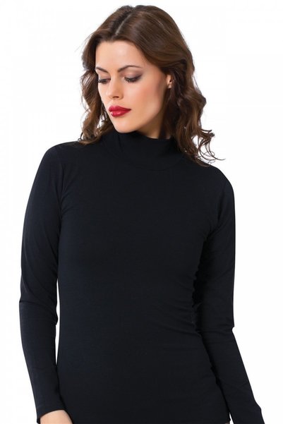 Zühre Fashion Line Long Sleeve Turtleneck Bodysuit 247