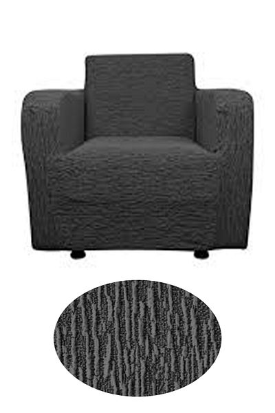 GüzelEvim Tekstil Jkarli Plain Pattern Single Sofa Cover Armchair Seat Cover
