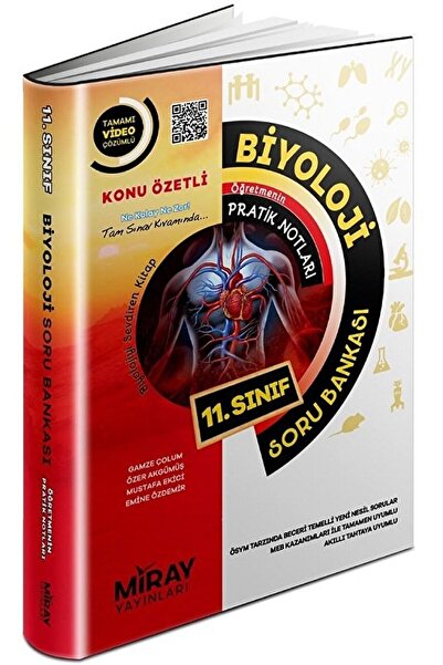 Miray Yayınları 11. Sınıf Biyoloji Konu Özetli Soru Bankası / Özer Akgümüş / ...
