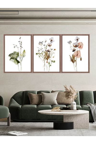 GİZEM SHOP Set de masă MDF cu design special va adăuga culoare la flori cu design special la locul dvs