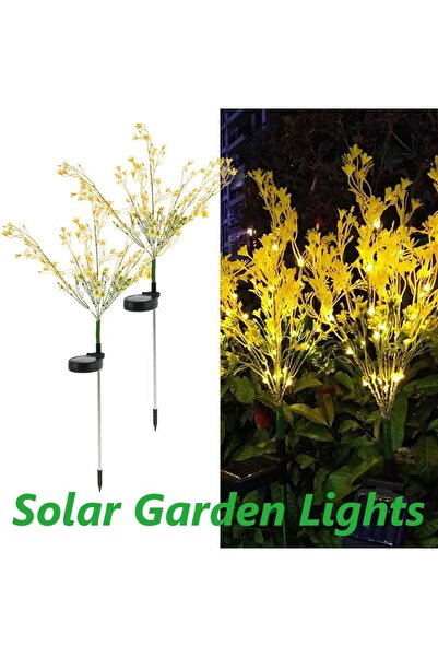 gaman 2 Adet Güneş Enerjili Suya Dayanıklı Bahçe Çim Yolu Peyzaj İçin LED Işı...