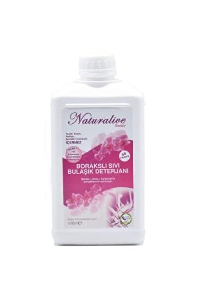 NATURALİVE BEAUTY Naturalive Borakslı Sıvı Bulaşık Makine Deterjanı 1000 Ml