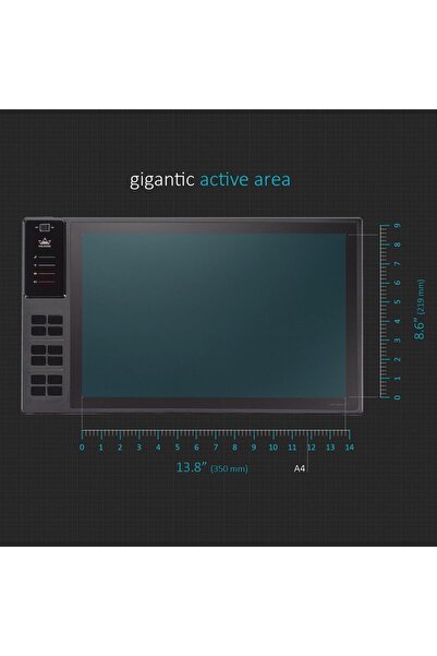 Huion WH1409 Kablosuz Grafik Çizim Tableti - 8192 Kalem Basınç Kalem