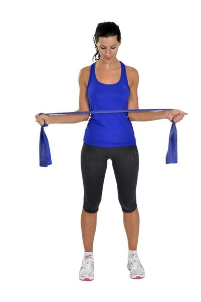 MAXİ Pilates & Yoga Exercise Band, Theraband Blue Color 1.5 Mt