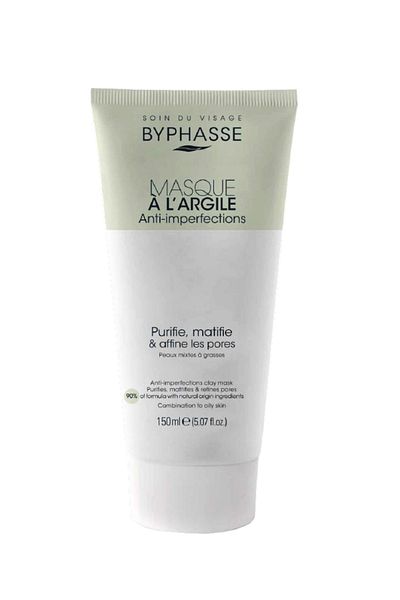 BYPHASSE Purifying Clay Mask for Porous Skin Prone to Acne 150ml