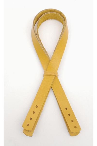 angel çanta aksesuar Piele naturală 35x1,2 cm Mucegai de lămâie Culoare Mâner dublu pentru geantă