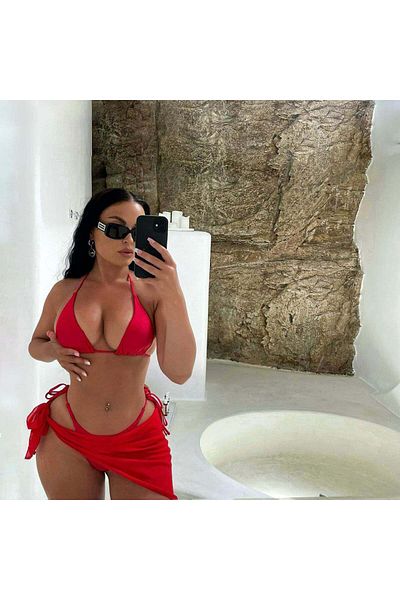 ZEKAS FASHION bikini pareo set