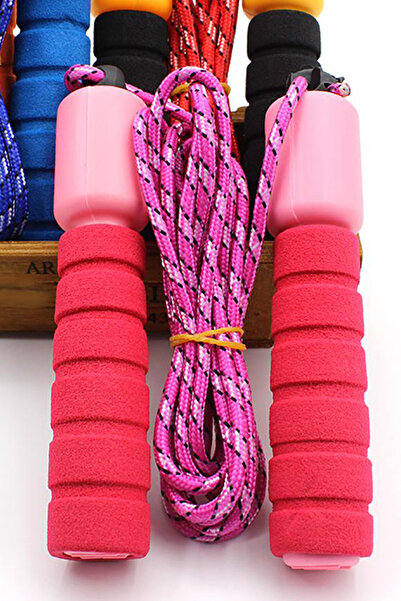 AYACO Çok Renkli Sayaçlı Atlama İpi Çocuklara Özel Atlama İpi Çocuk Oyun Atla...