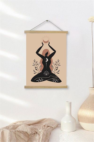 Piksel Grafik Αφίσα Bohemian Woman Canvas - Κρεμαστό