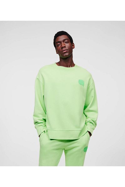 Lime green sweatshirt mens store
