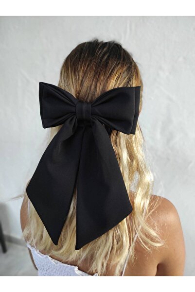 Melkady Aksesuar MelKady 458 - Büyük Boy Fiyonklu Lüx Otomatik Toka