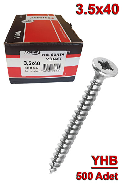 Ahtapot Akdeniz Sunta Vidası 3.5X40 (500 Adet)