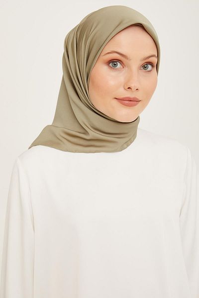Armine Sport Twill (TİVİL) Scarf Plain Color Green