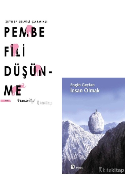 Kronik Kitap Pembe Fili Düşünme - İnsan Olmak - Engin Geçtan - Zeynep Selvili...