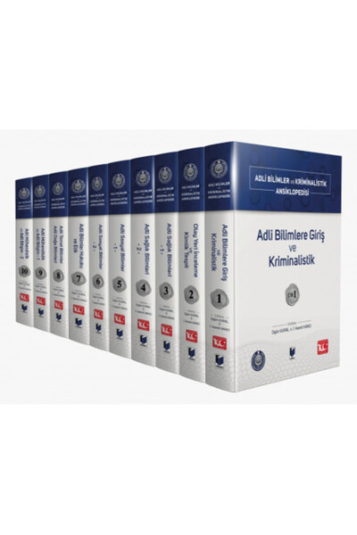 Adalet Yayınevi Adli Bilimler ve Kriminalistik Ansiklopedisi (10 Cilt) - İ. Hamit Hancı - Ogün Vural - Nisan 2023