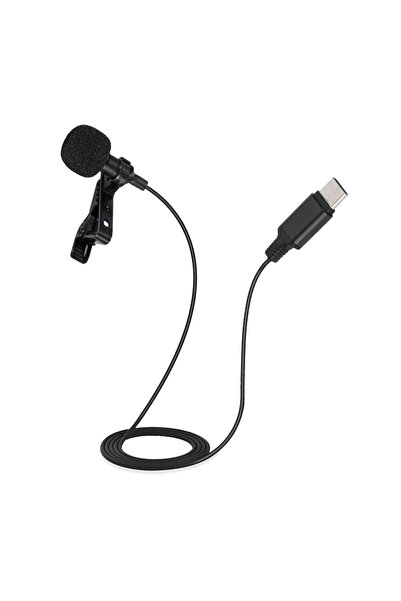 OMNİ PAZARLAMA MAGICVOICE JH-042 TYPE-C GİRİŞLİ KABLOLU YOUTUBER YAKA MİKROFON (4199)