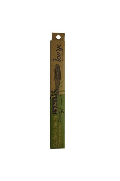 Lov'yc Bamboo Toothbrush Charcoal Medium*