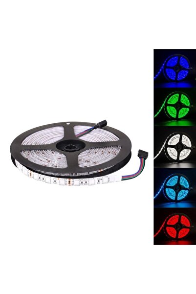 Cata Üç Çip 40*40 Şerit Led - RGB Işık - 12 V - İç Mekan - 5 Metre - CT-4545