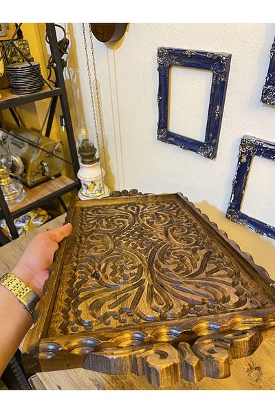 AYAL AHŞAP Wood Carving Tray