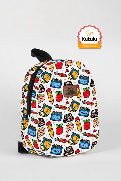 Minilee Înapoi la școală 0-8 ani - Rucsac pentru copii pentru creșă, grădiniță [cu cutie personalizată]