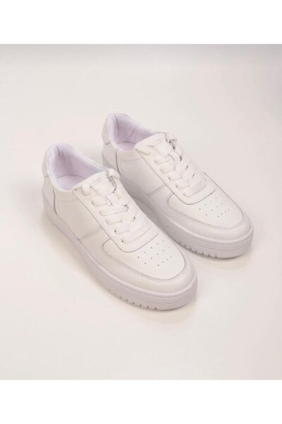 İncim Daily Sports Unisex Sneaker Παπούτσια Άνετα από γνήσιο δέρμα White Air μοντέλο