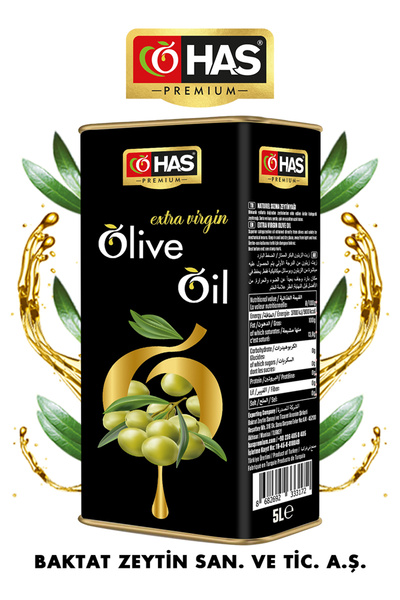 Has Premium Natürel Sızma Zeytinyağı 5L