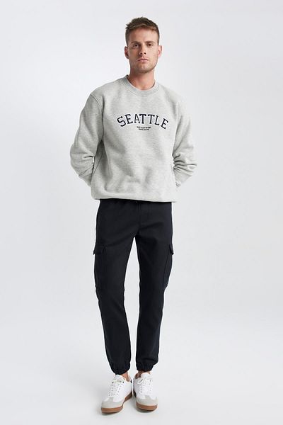 DeFacto Jogger Fit Regular Waist Cargo Pocket Skinny Leg Trousers W8024az23au