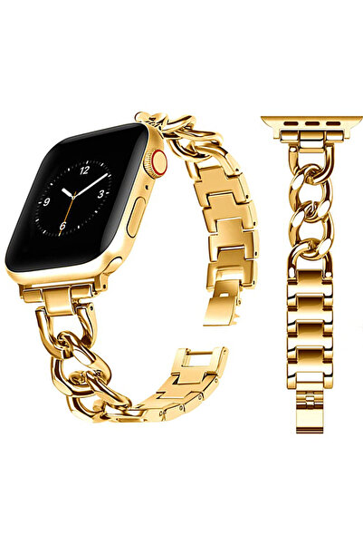 Cool Cold حزام ساعة أبل من الفولاذ المقاوم للصدأ مقاس 42/44/45/49 مم لساعة iW...