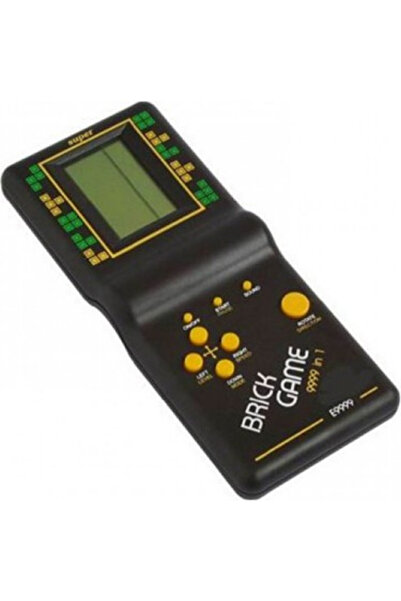 Akıllı Karınca Pilli Tetris Oyunu El Atarisi El Tetrisi Siyah Renk