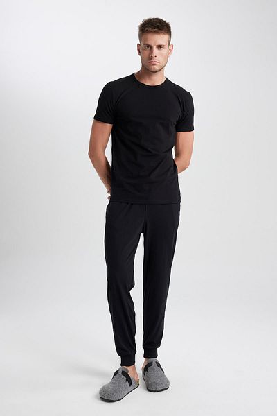 DeFacto Slim Fit Crew Neck Basic Short Sleeve Undershirt L4885az23au