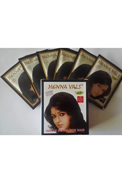 henna vals Saç Kınası Siyah 6'lı