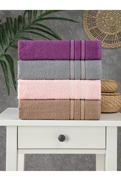 Pamira Modern 4-Piece Hand & Face Towel Set