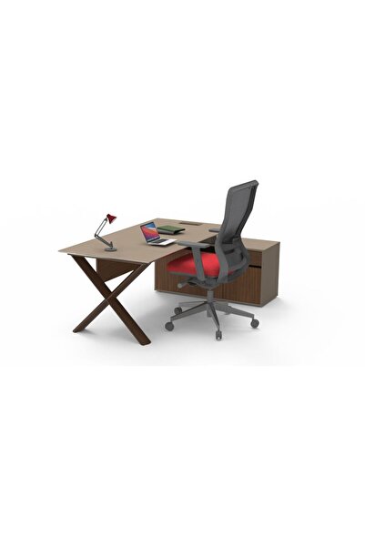 Çağın Ofis Mobilyaları Ofisimi WINO 180 CM TEKLİ MEDIUM SOL ETAJERLİ PERSONEL...