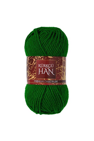 Kürkçü Han Dekor 100gr 100m El Örgü İpi Yeşil