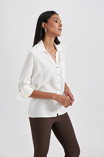 DeFacto Regular Fit Uzun Kollu Gömlek M9407az23au