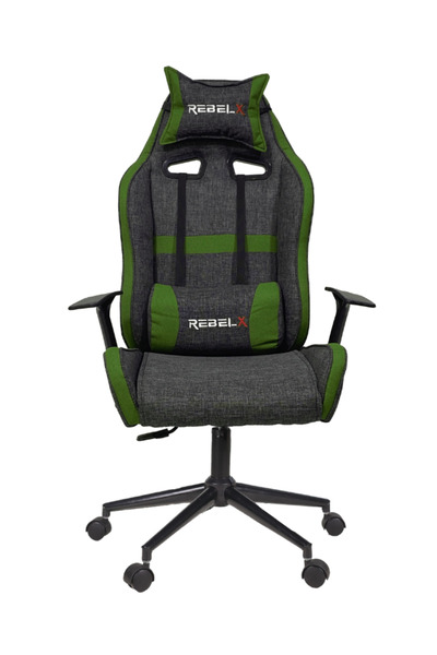 Rebelx Oyuncu Koltuğu Lion Krom Ayak Yeşil Renk
