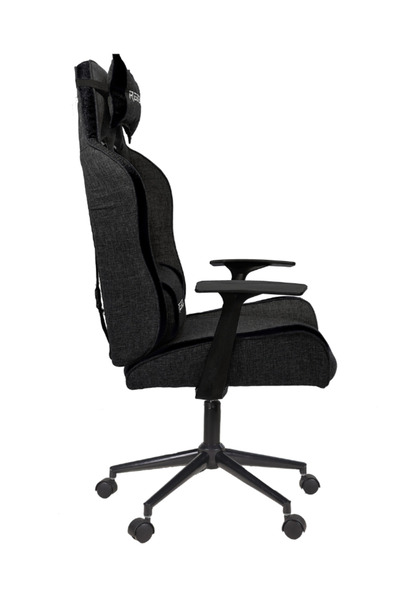 Rebelx Oyuncu Koltuğu Lion Krom Ayak Siyah Renk