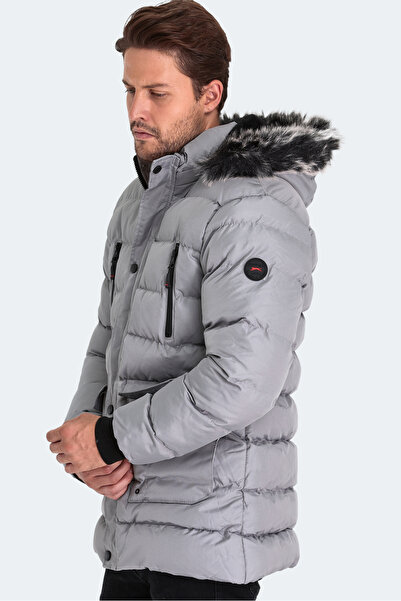 Slazenger HARVIE KTN férfi kabát sötétszürke