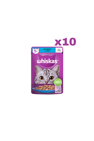 Whiskas Ton Balıklı Kedi Yaş Mama 10 Adet (1x85GR)