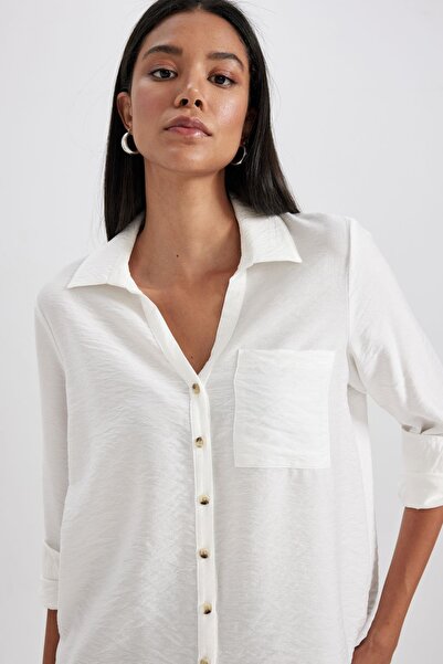 DeFacto Regular Fit Uzun Kollu Gömlek M9407az23au