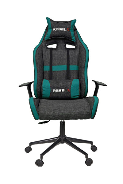 Rebelx Oyuncu Koltuğu Lion Krom Ayak Turkuaz Renk