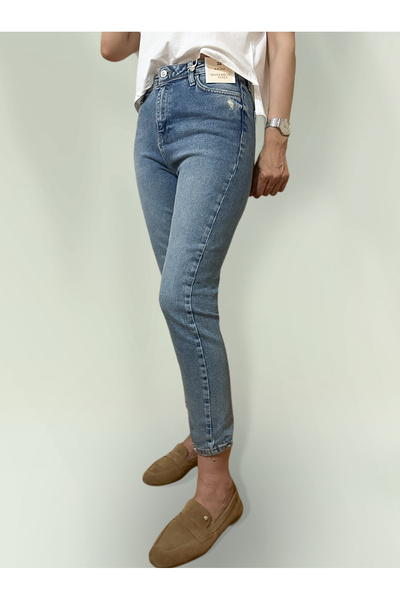 Mia Mavi Mom Kot Pantolon