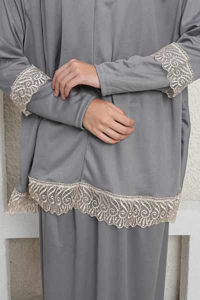 Kutay Collection ثوب صلاة نسائي عمامة ذاتية