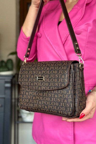 Just Polo Uzun Askılı 5 Bölmeli Özel Seri Kadın Çapraz Postacı Omuz Çantası A...