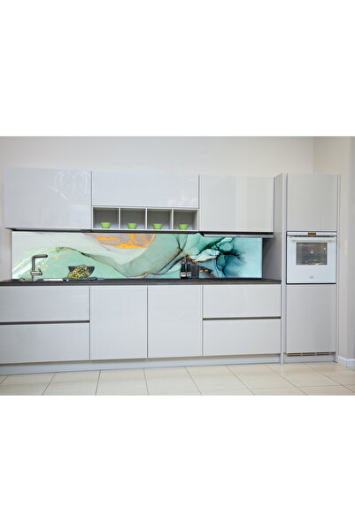 Özbey Reklam Mutfak Tezgah Arası ve Fayans Yapışkanlı Folyo Kaplama (60x400) ...